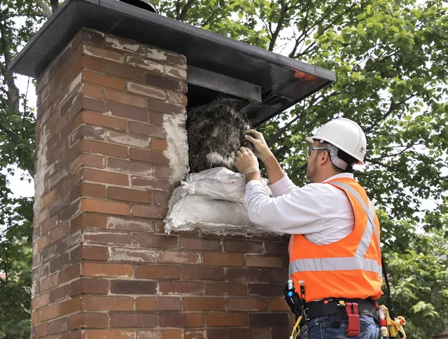 Humane removal of debris and animals by Laguna Niguel Chimney Sweep in Laguna Niguel, CA
