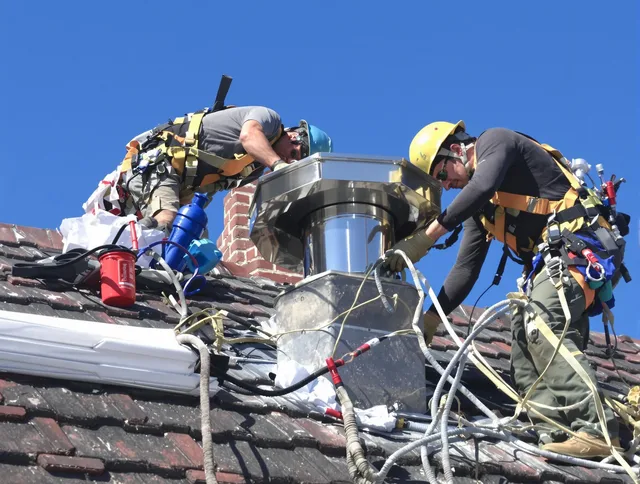 Protective chimney cap installed by Laguna Niguel Chimney Sweep in Laguna Niguel, CA