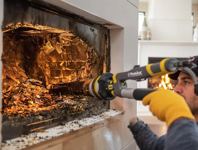 Professional chimney cleaning by Laguna Niguel Chimney Sweep in Laguna Niguel, CA