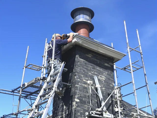 Sturdy chimney crown finished by Laguna Niguel Chimney Sweep in Laguna Niguel, CA