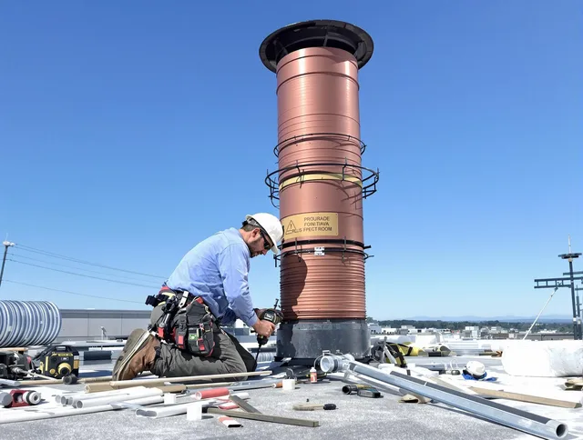 Installed chimney liner by Laguna Niguel Chimney Sweep in Laguna Niguel, CA