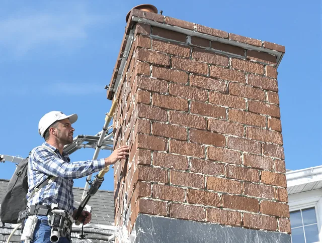 Brickwork for a chimney rebuild by Laguna Niguel Chimney Sweep in Laguna Niguel, CA