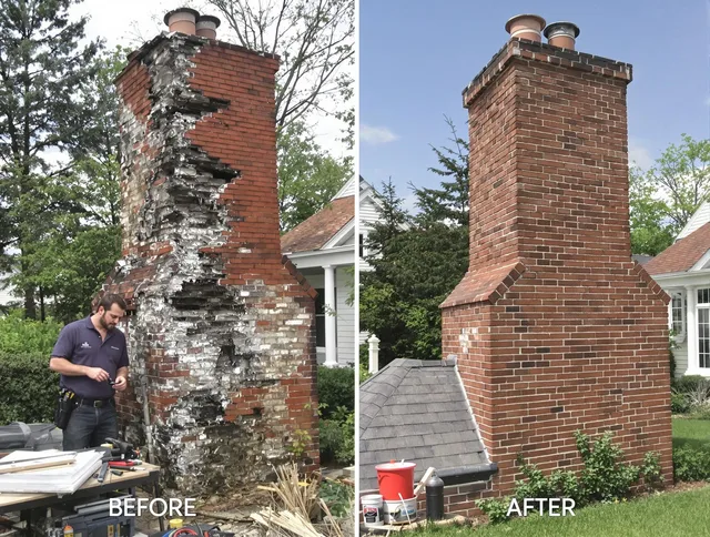 Laguna Niguel Chimney Sweep performing a full chimney restoration in Laguna Niguel, CA