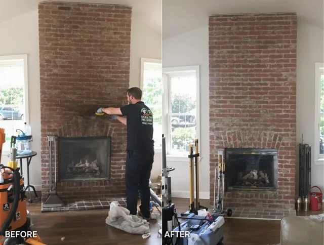 Finished chimney sweeping service by Laguna Niguel Chimney Sweep in Laguna Niguel, CA