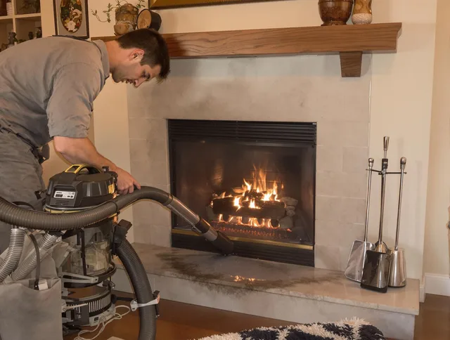 Routine fireplace upkeep by Laguna Niguel Chimney Sweep in Laguna Niguel, CA