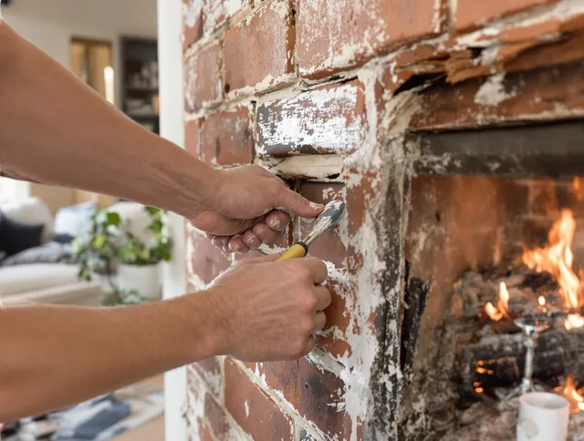 Routine fireplace repair by Laguna Niguel Chimney Sweep in Laguna Niguel, CA