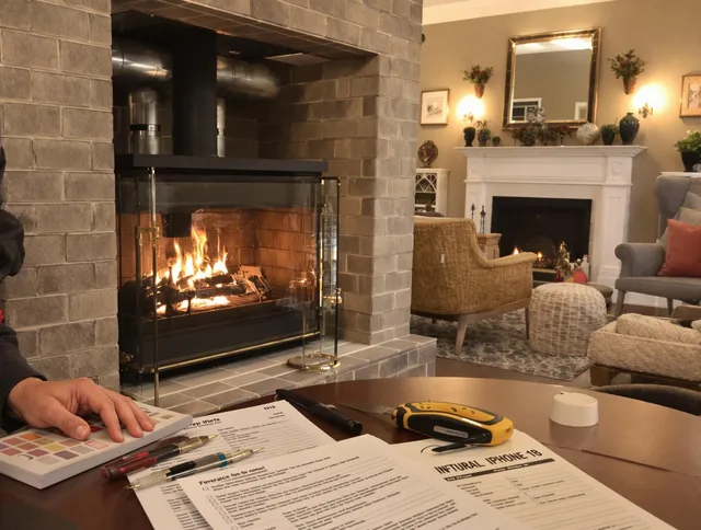 Laguna Niguel Chimney Sweep verifying fireplace safety measures in Laguna Niguel, CA